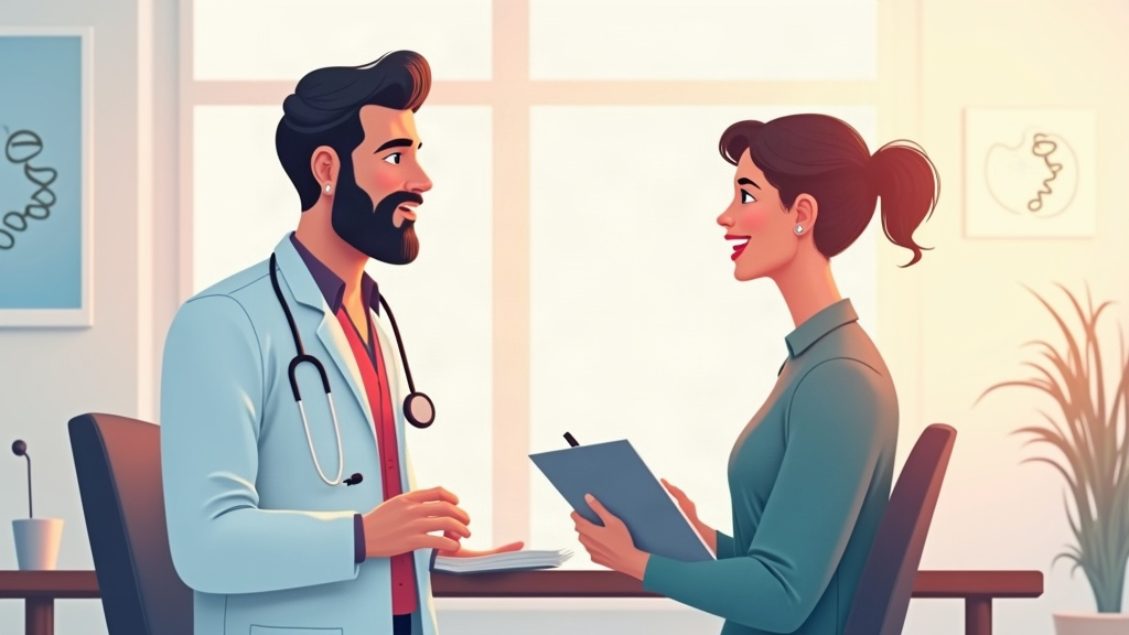 Consulta médica de salud